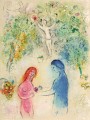 Message Biblique lithographie contemporaine Marc Chagall